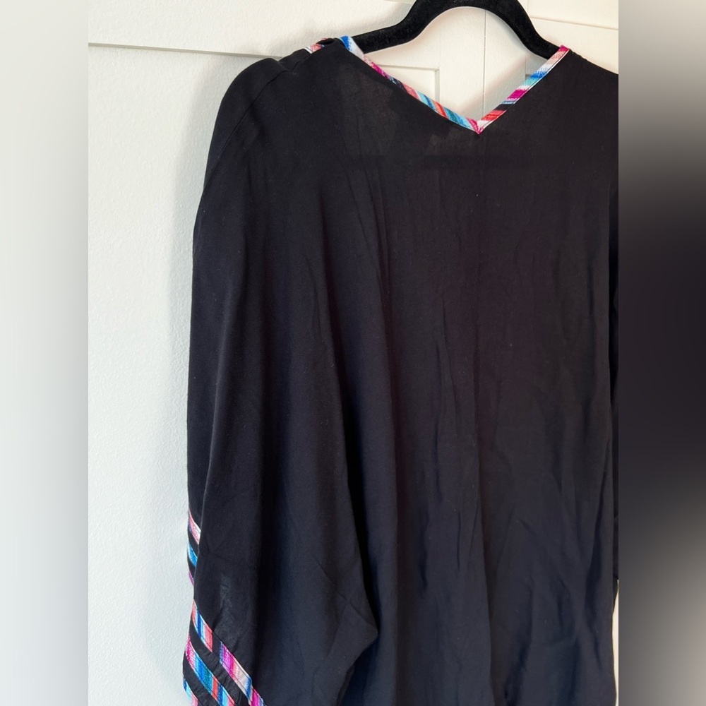 La Blanca NWOT Black Kimono Catalina Coast Swim Coverup One Size - Picture 7 of 12